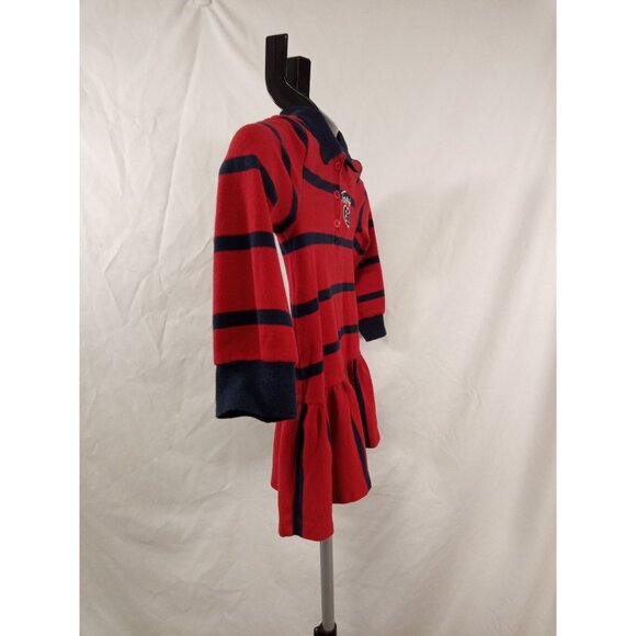 Tommy Hilfiger Red/Blue Striped Polo Shirt Dress Size 3T - Picture 3 of 7